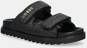 Šlapky Guess FADELIZE dámske, čierna farba, FLJFDE FAP19