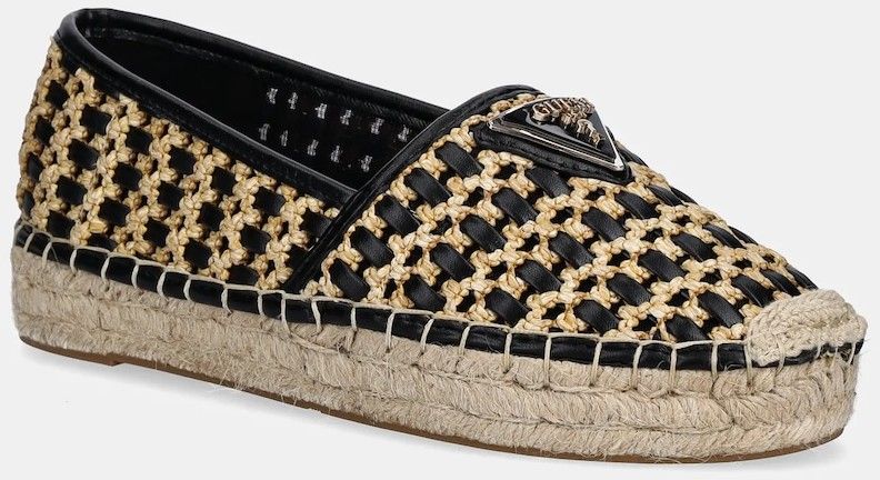 Espadrilky Guess JOLANDON čierna farba, FLJDNN FAB14