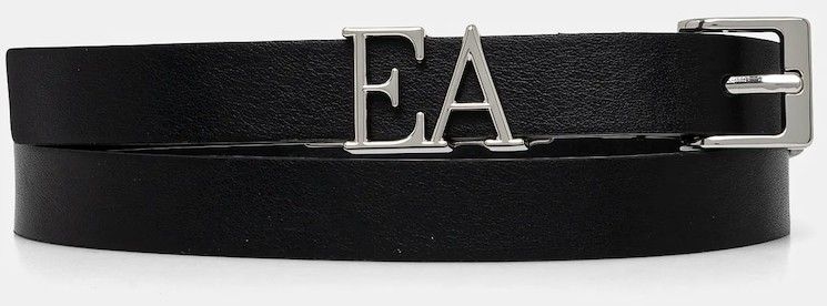 Opasok Emporio Armani dámsky, čierna farba, EW002025 AF13383