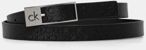 Opasok Calvin Klein dámsky, čierna farba, K60K613243