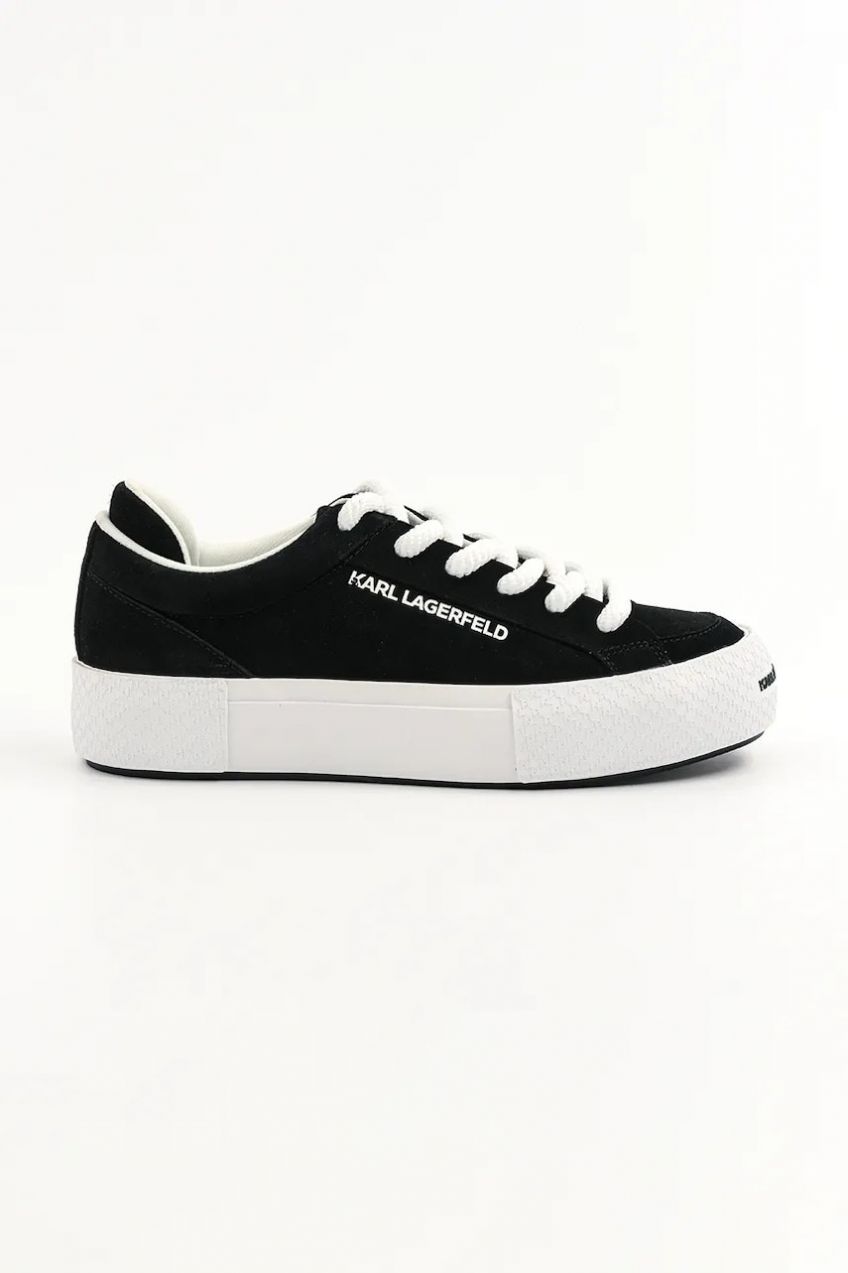 Tenisky Karl Lagerfeld SKATE LO LACE čierna farba, KL50722