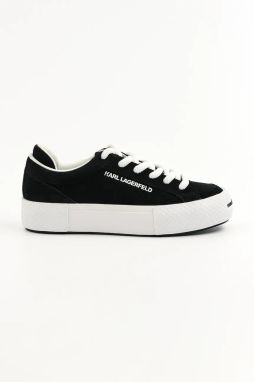 Tenisky Karl Lagerfeld SKATE LO LACE čierna farba, KL50722