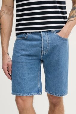 Rifľové krátke nohavice Pepe Jeans LOOSE SHORT pánske, PM801176ND3