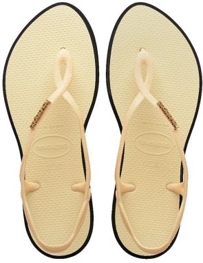 Sandále Havaianas LUNA POINT dámske, béžová farba, 4149921.9256