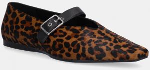 Kožené balerínky Vagabond Shoemakers WIOLETTA hnedá farba, 5901-161-94