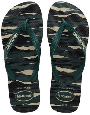 Šľapky Havaianas TOP CAMU PANTANAL pánske, zelená farba, 4141398.5266