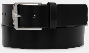Kožený opasok Calvin Klein pánske, čierna farba, K50K513037