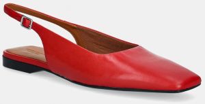 Kožené balerínky Vagabond Shoemakers DELIA červená farba, 5907-201-48