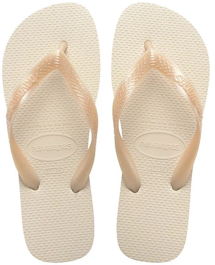 Šľapky Havaianas TOP SENSES dámske, béžová farba, 4149369.8811