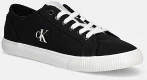 Tenisky Calvin Klein Jeans ESS VULC LOW MG CANVAS čierna farba, YM0YM01209