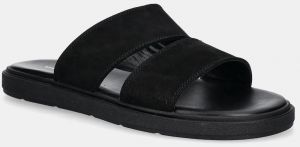 Nubukové šľapky Vagabond Shoemakers MASON pánske, čierna farba, 5965-050-20