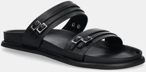 Kožené šľapky Vagabond Shoemakers EFFIE dámske, čierna farba, 5922-301-20