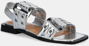 Sandále Steve Madden Saria-E dámske, strieborná farba, SM19000132