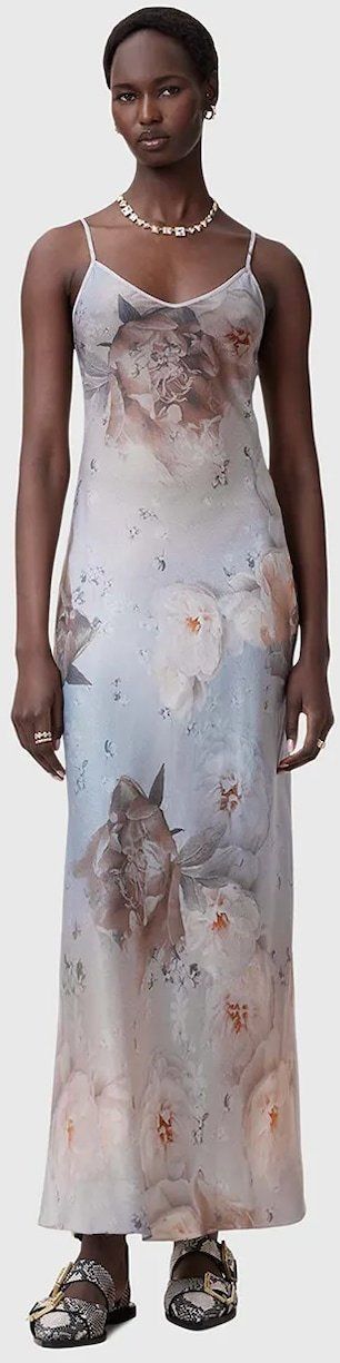 Šaty AllSaints BRYONY MAXI viac farieb, maxi, rovný strih, W073DC