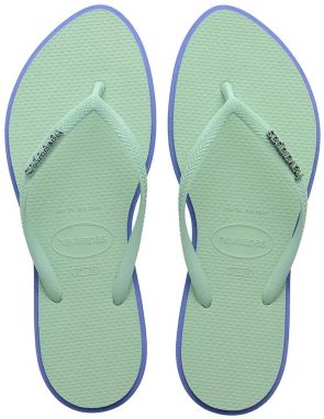 Šľapky Havaianas SLIM POINT dámske, tyrkysová farba, 4149584.3562