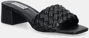 Šľapky Steve Madden Cellie dámske, čierna farba, na podpätku, SM11003805