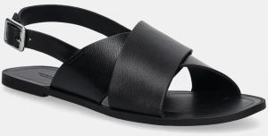 Kožené sandále Vagabond Shoemakers TIA 2.0 dámske, čierna farba, 5931-001-20