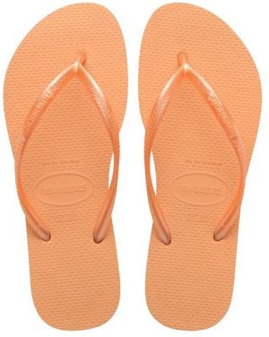 Šľapky Havaianas SLIM dámske, oranžová farba, 4000030.0027