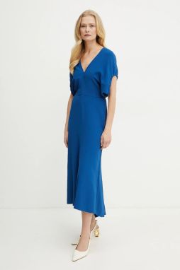 Šaty Victoria Beckham midi, áčkový strih, 1225WDR006381A