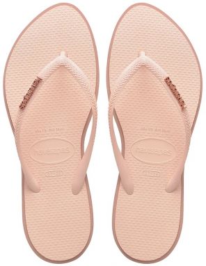Šľapky Havaianas SLIM POINT dámske, ružová farba, 4149584.3544