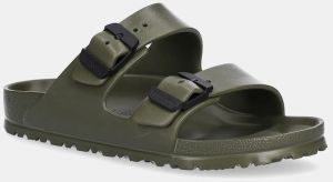 Šľapky Birkenstock Arizona Stealth Buckle EVA dámske, zelená farba, 1029793