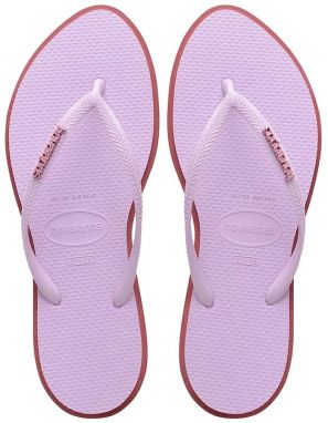 Šľapky Havaianas SLIM POINT dámske, fialová farba, 4149584.9339