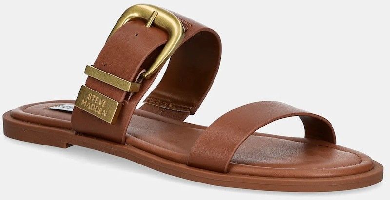 Šľapky Steve Madden Strider-E sandal dámske, hnedá farba, SM19000139