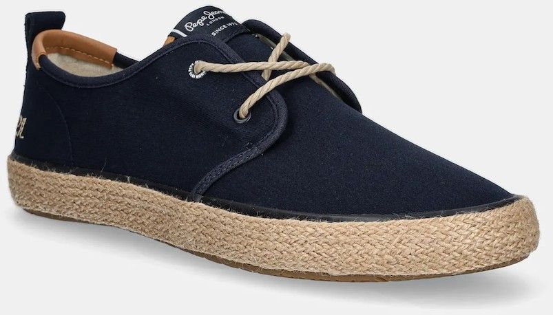 Espadrilky Pepe Jeans PORT TOURISTS tmavomodrá farba, PMS10332