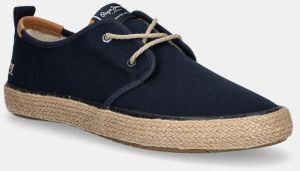 Espadrilky Pepe Jeans PORT TOURISTS tmavomodrá farba, PMS10332