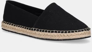 Espadrilky Calvin Klein ESPADRILLE - HE čierna farba, HW0HW02384