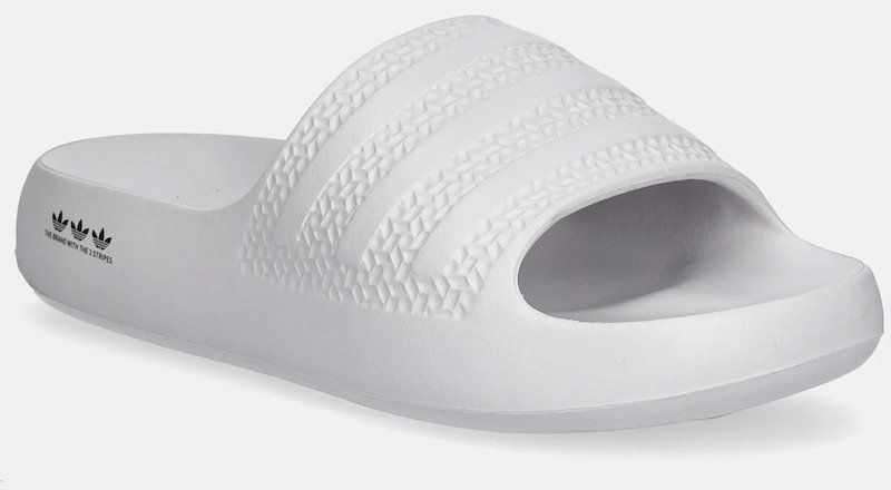 Šľapky adidas Originals Adilette Ayoon dámske, šedá farba, JH9685