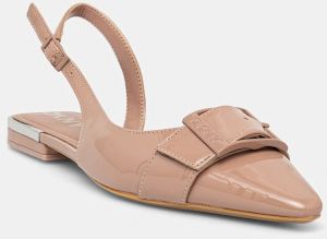 Baleríny Dkny Clemma ružová farba, s otvorenou pätou, K1563744
