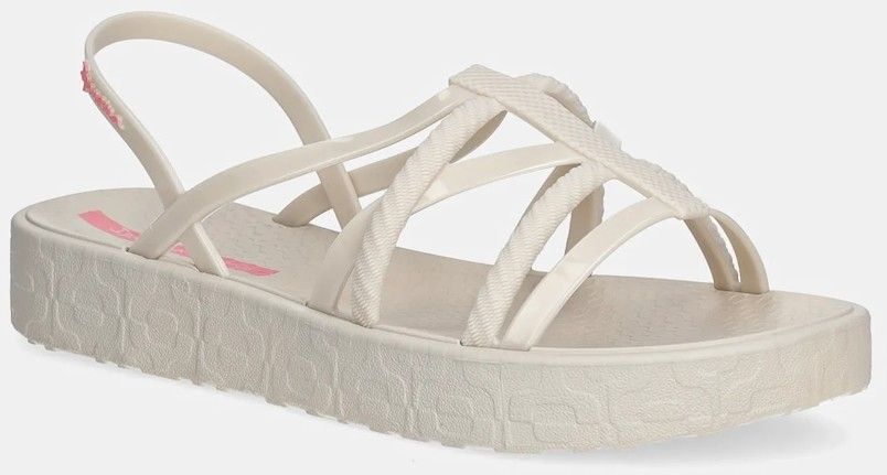 Sandále Ipanema DIVERSA FLAT dámske, béžová farba, 27238-BH324