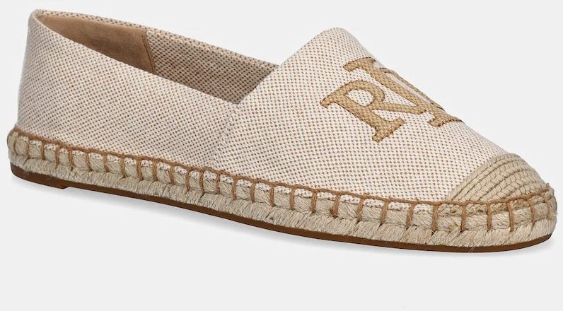 Espadrilky Lauren Ralph Lauren Cameryn Lg 2 béžová farba, 802962171004