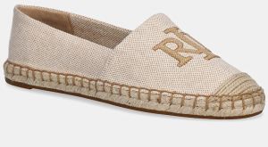 Espadrilky Lauren Ralph Lauren Cameryn Lg 2 béžová farba, 802962171004