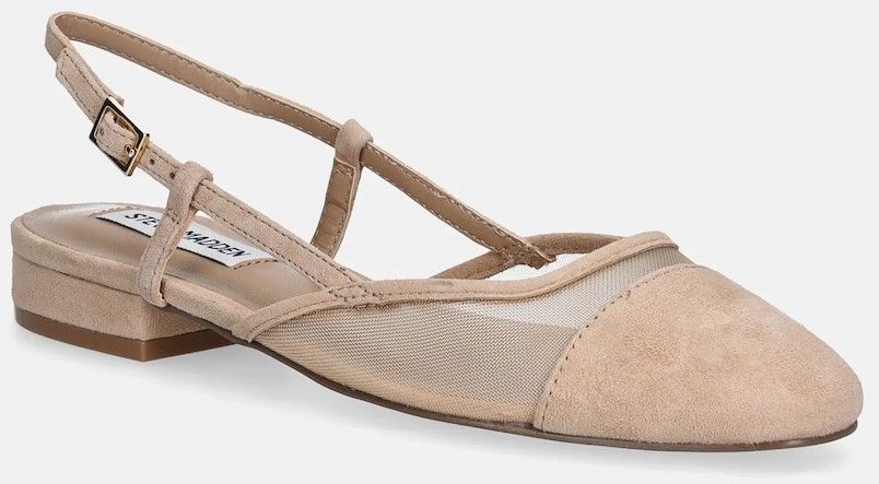 Baleríny Steve Madden Belinda-M béžová farba, s otvorenou pätou, SM11003766