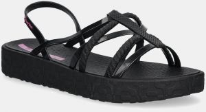 Sandále Ipanema DIVERSA FLAT dámske, čierna farba, 27238-BH322