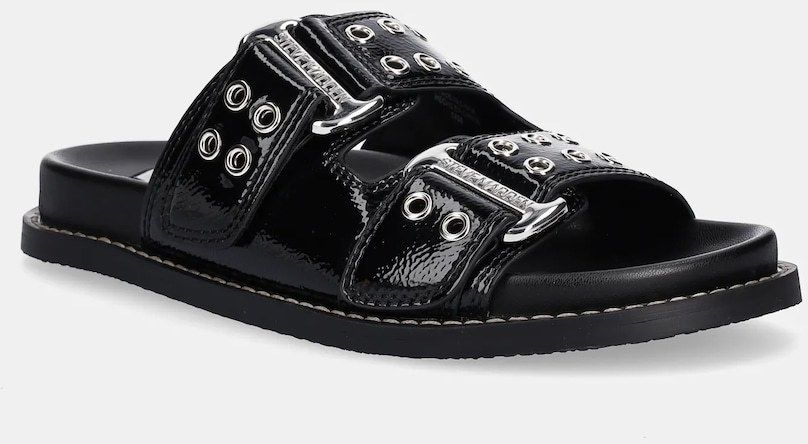 Šľapky Steve Madden Agent dámske, čierna farba, SM11003678