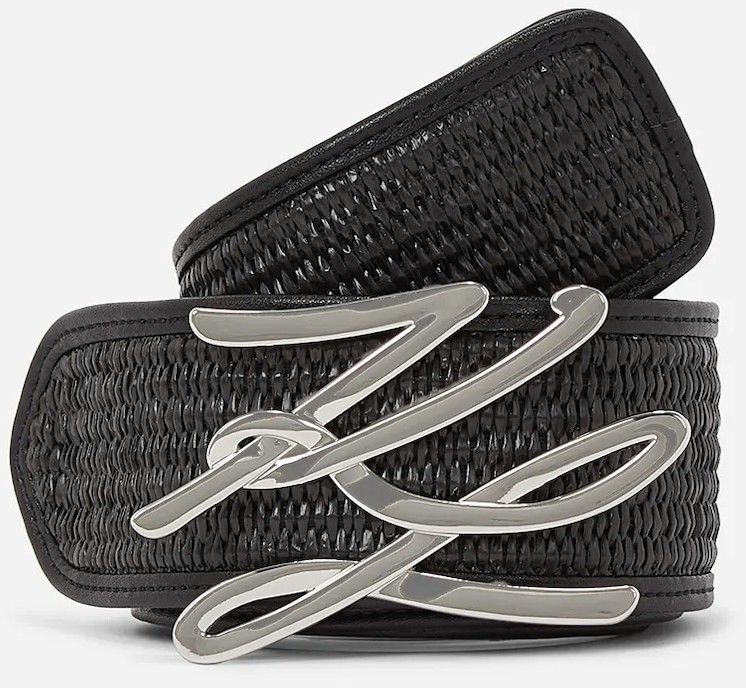 Opasok Karl Lagerfeld dámsky, čierna farba, A2W33052