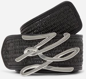 Opasok Karl Lagerfeld dámsky, čierna farba, A2W33052