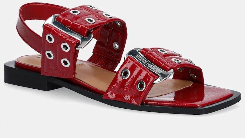 Sandále Steve Madden Saria-E dámske, červená farba, SM19000132