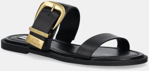 Šľapky Steve Madden Strider-E sandal dámske, čierna farba, SM19000139