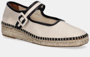 Espadrilky Billi Bi béžová farba, na platforme, A18600