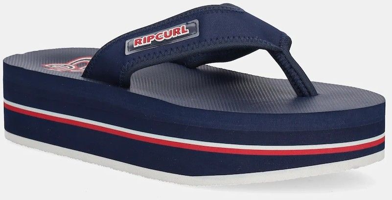 Šľapky Rip Curl dámske, tmavomodrá farba, na platforme, 17EWOT