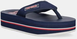Šľapky Rip Curl dámske, tmavomodrá farba, na platforme, 17EWOT