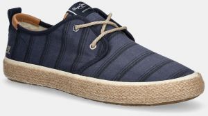 Espadrilky Pepe Jeans PORT LINES tmavomodrá farba, PMS10331