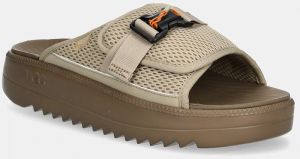 Šľapky UGG Maxxer Slide 2.0 pánske, béžová farba, 1167871-MDSD