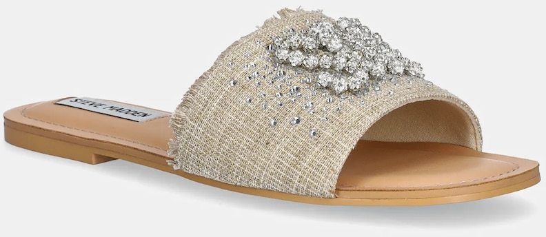 Šľapky Steve Madden Zila Slides dámske, béžová farba, SM11003694