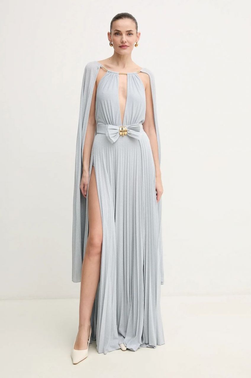 Šaty Elisabetta Franchi maxi, áčkový strih, ABR1351E2