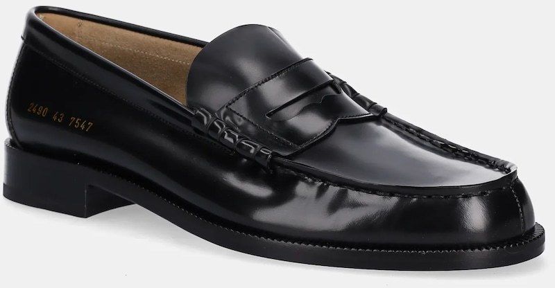 Kožené mokasíny Common Projects Loafer pánske, čierna farba, 2490